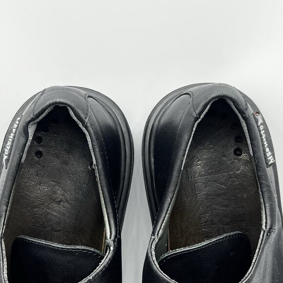 Mephisto Mens Manko Brandy Size 7.5 Smooth Black Leather Goodyear Welt Norwegian - Picture 13 of 13